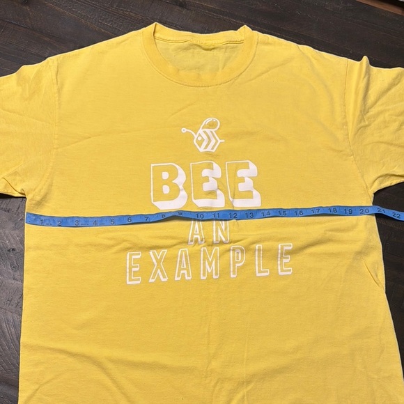 Yellow Graphic Tee - Bee An Example - Picture 3 of 6